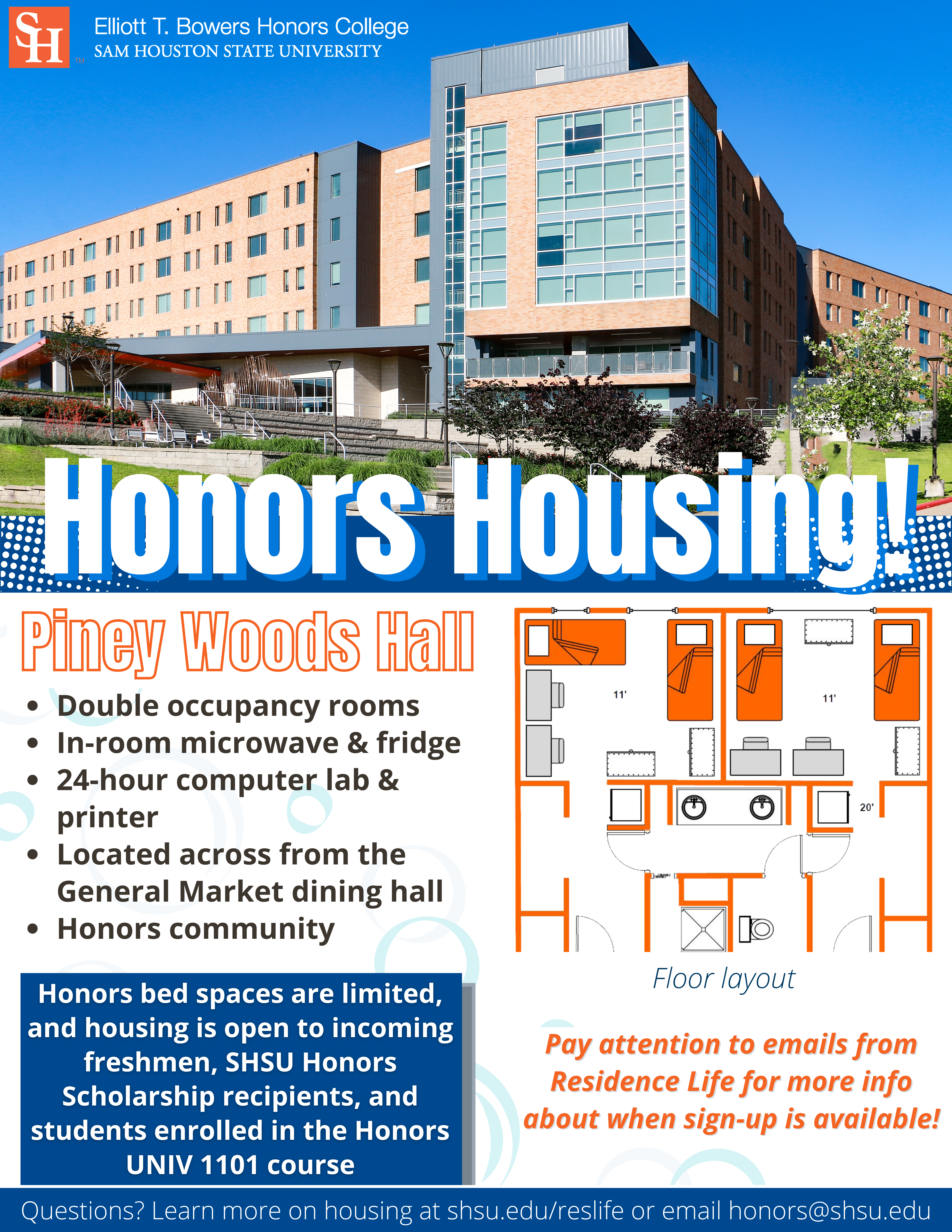 S21 Honors Housing Flyer